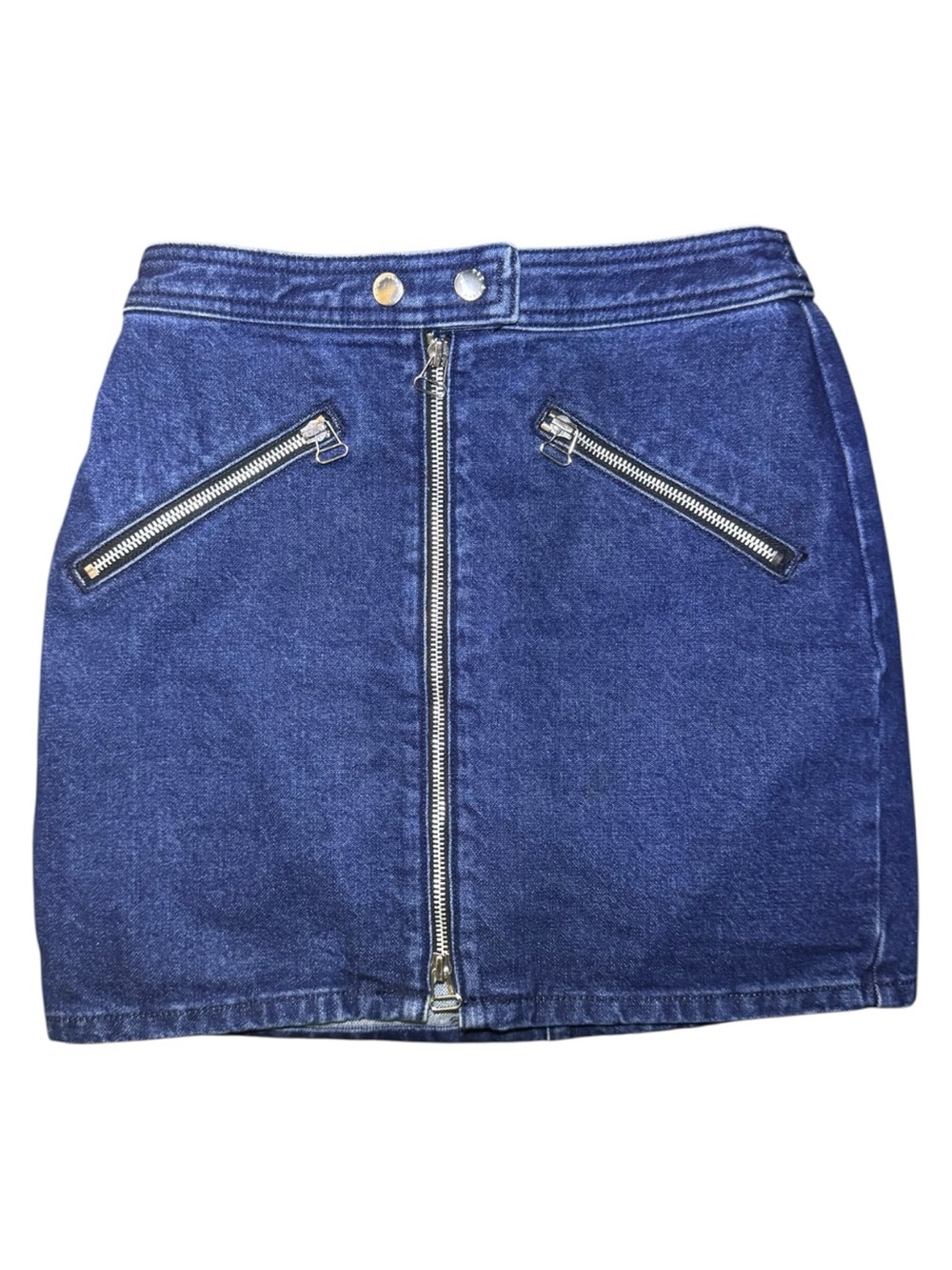 Rag & Bone Full Front Zipper Mini Racer Fall Skirt